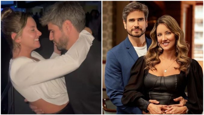 Daniella Alvarez y Daniel Arenas bailando Daniella Alvarez y Daniel Arenas bailando