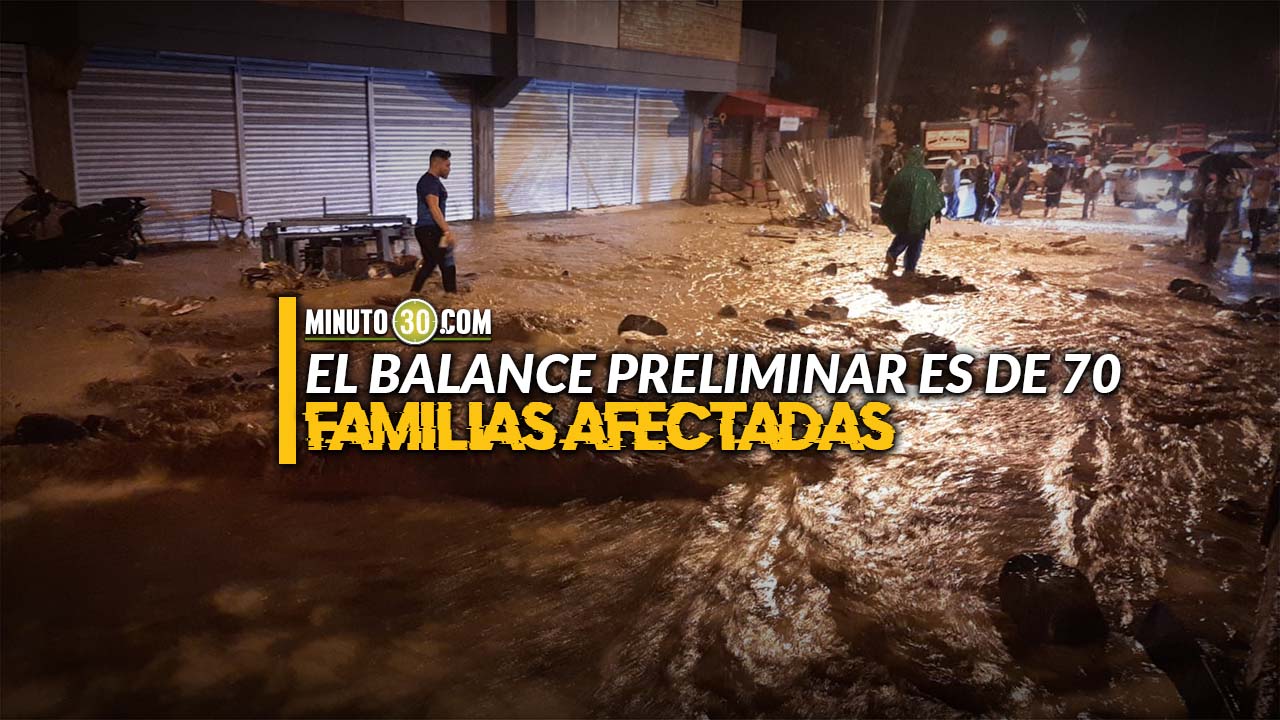 EN FOTOS Y VIDEO Fuertes lluvias causaron varias emergencias en Medellín en la noche del martes