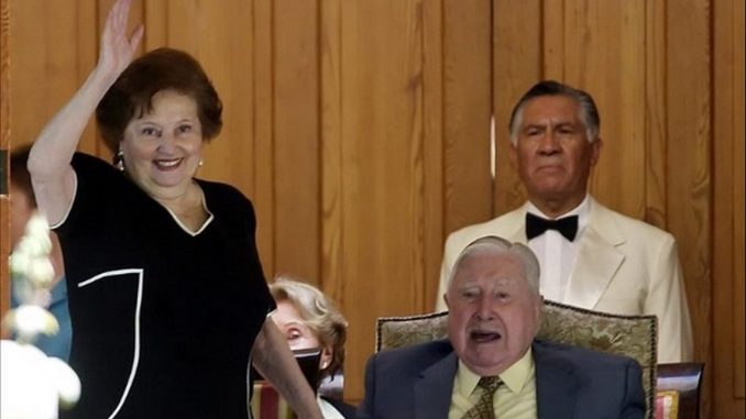 Falleció Lucía Hiriart, viuda de Augusto Pinochet