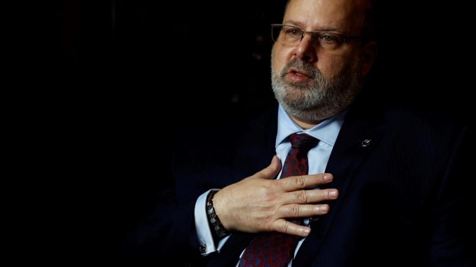 El presidente de la Sociedad Interamericana de Prensa (SIP), el hondureño Jorge Canahuati, en una fotografía de archivo. EFE/Chema Moya SIP