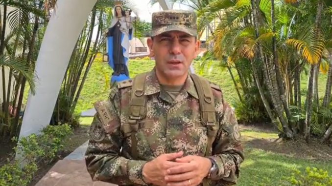 Juvenal Díaz Mateus comandante Séptima División del Ejército
