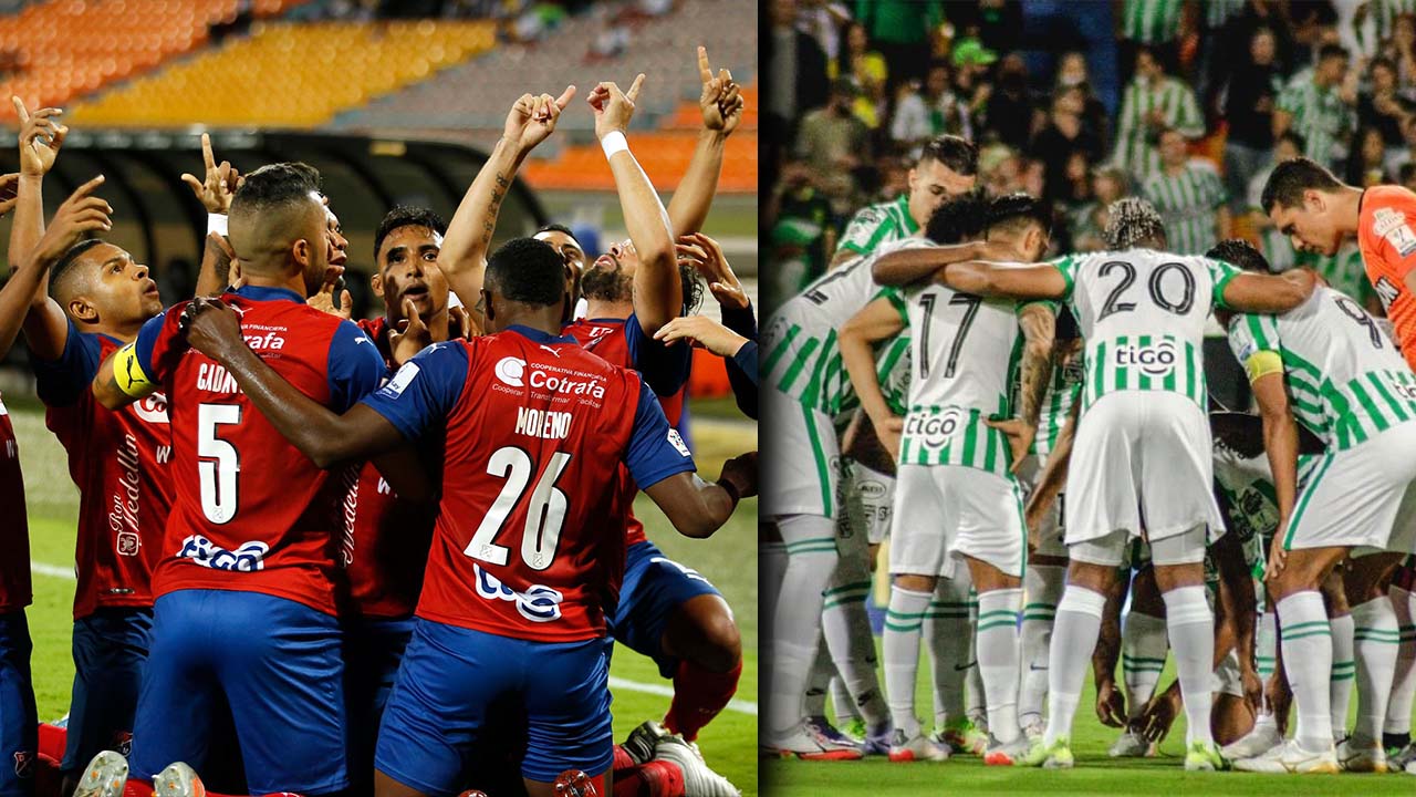 Nacional jugara fase II de Copa Libertadores y Medellín disputará Copa Sudamericana