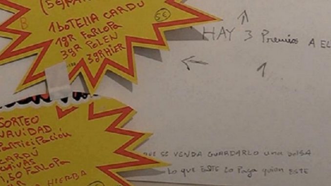 Rifas para ganar “narcoanchetas” de navidad