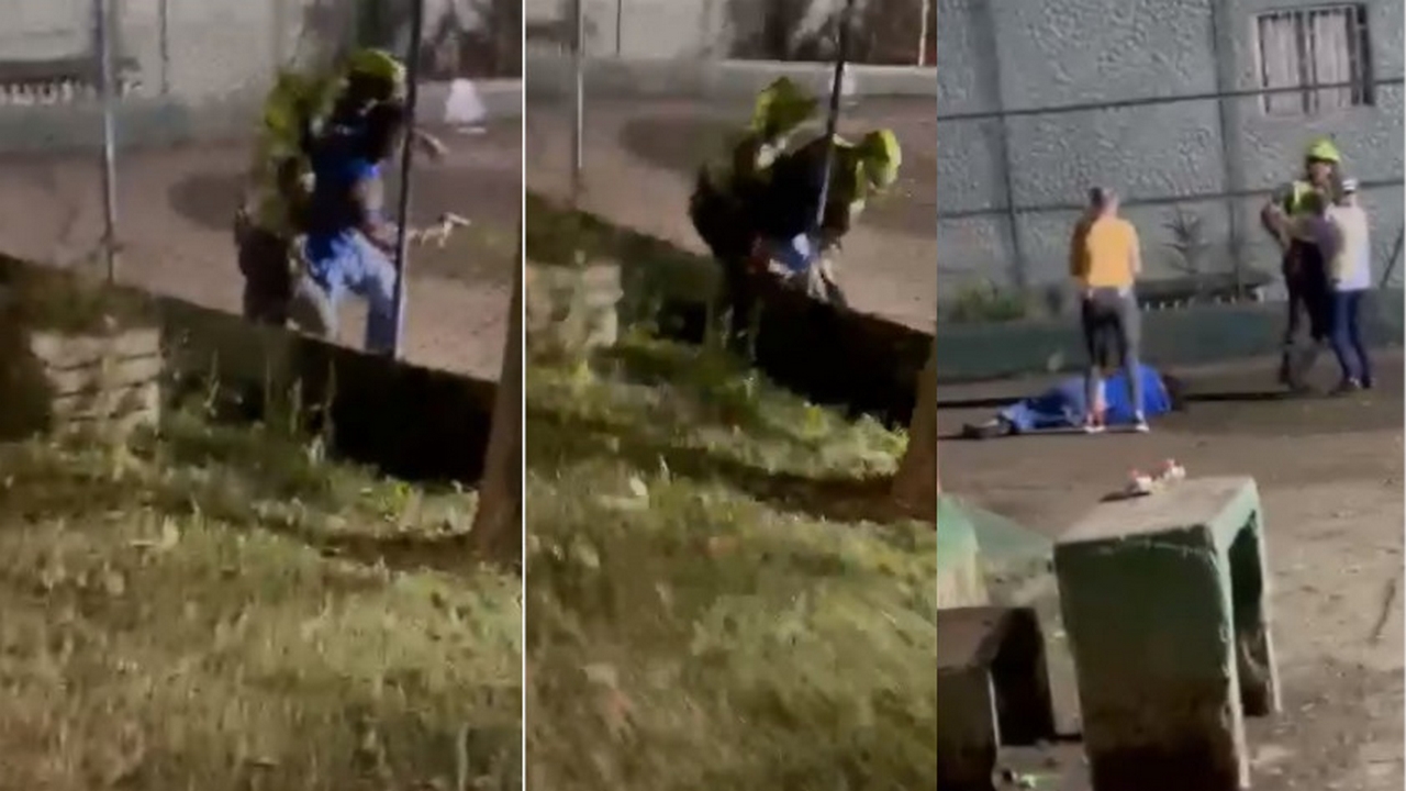 EN VIDEO: Así fue el procedimiento policial en que terminó muerto el hombre en Sabaneta