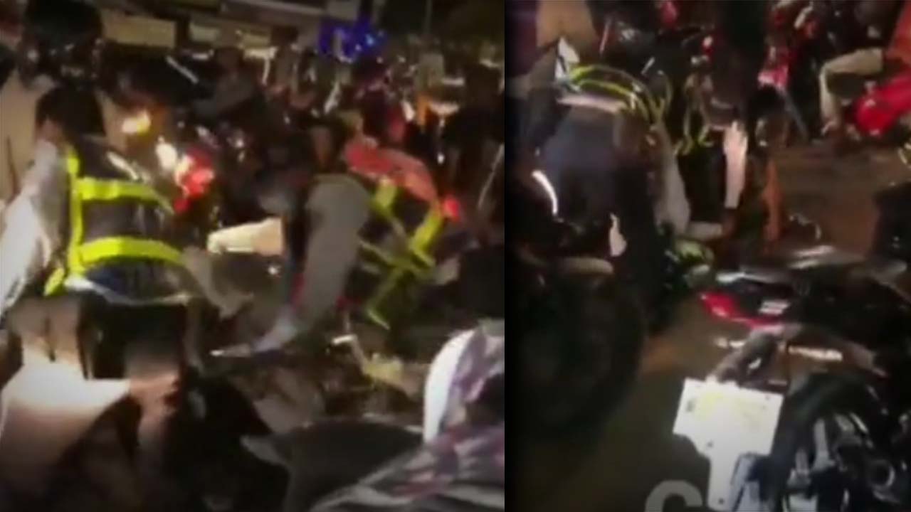 [Video] Agentes de tránsito participaron en paliza a un presunto ladrón en Cali