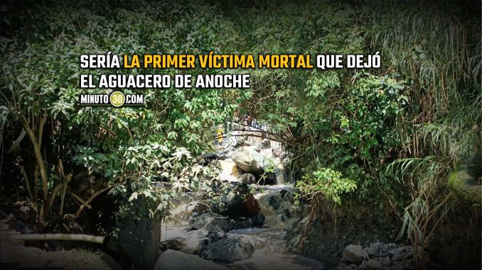 Video ¡Qué tragedia! En una quebrada de Robledo encuentran un hombre muerto, al parecer lo arrastró la corriente Robledo