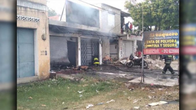 Video ¡Qué tragedia! Reconocida polvorería en el país explotó y dejó dos personas muertas polvorería