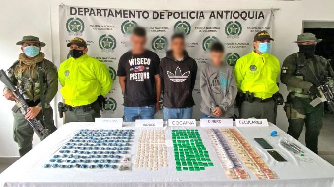 Los cogieron en Betania con marihuana, bazuco y cocaína Los cogieron en Betania con marihuana, bazuco y cocaína