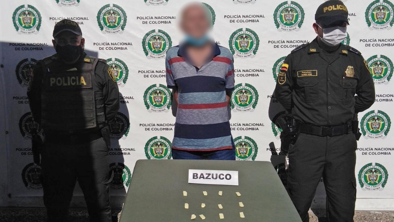 Lo cogieron con varias dosis de bazuco en Guarne