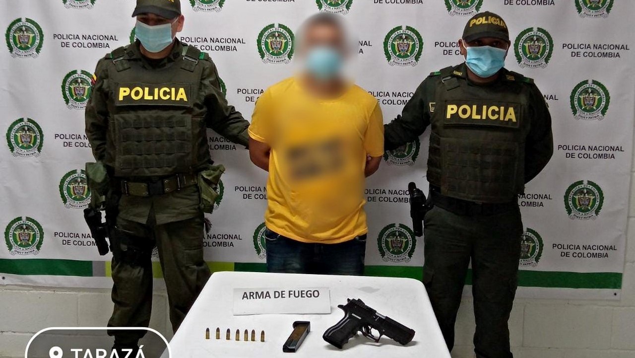 Lo cogieron en Tarazá con una pistola