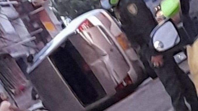 Se volcó un carro en Castilla Se volcó un carro en Castilla