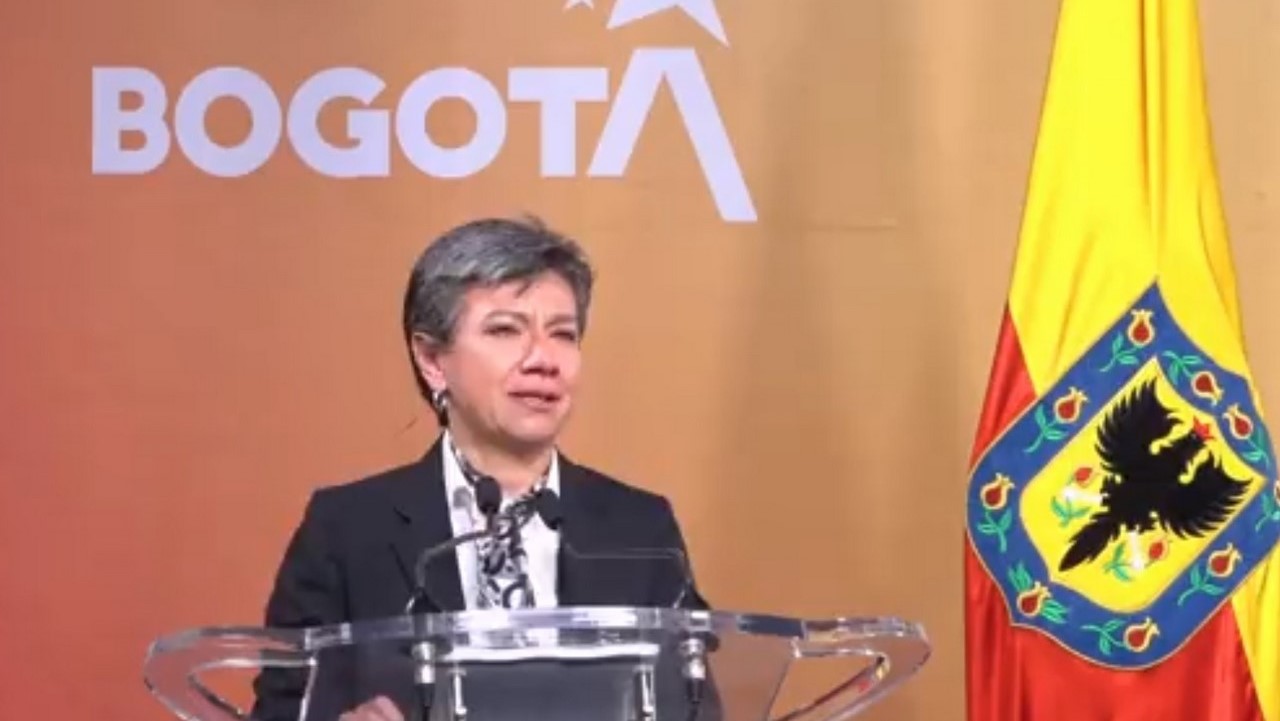 El llanto de Claudia López por "masacre policial" en Bogotá