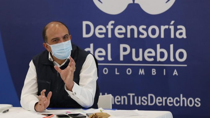 El Defensor del Pueblo de Colombia, Carlos Camargo, en una fotografía de archivo. EFE/Mauricio Dueñas Castañeda Defensor del Pueblo de Colombia, Carlos Camargo, en una fotografía de archivo. EFE/Mauricio Dueñas Castañeda