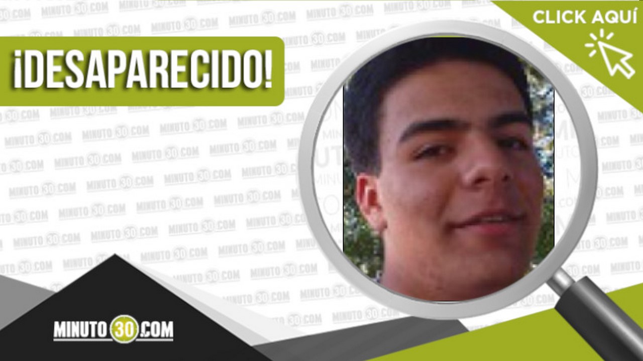 Jhon Stiven Arce Agudelo desaparecido