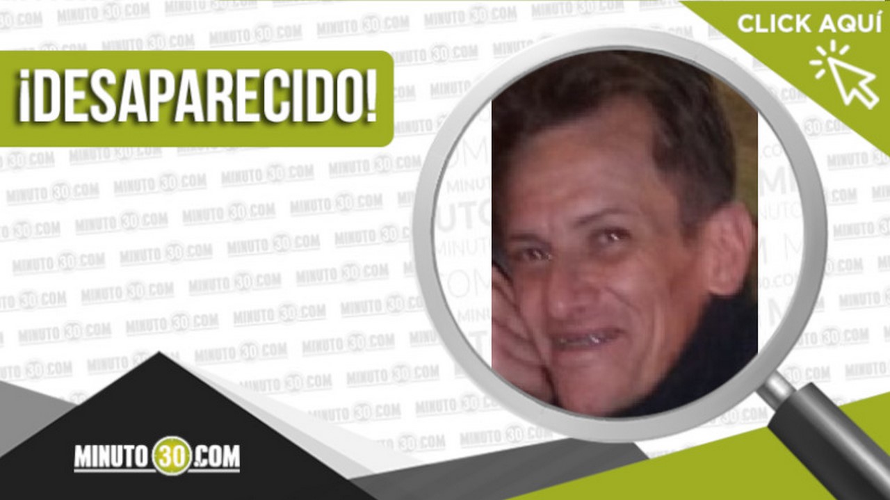 José Fernando Vélez Zapata desaparecido