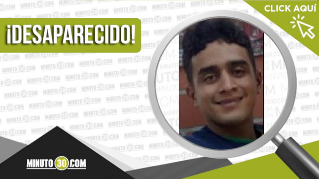 Andrés Felipe Vélez Castaño desaparecido