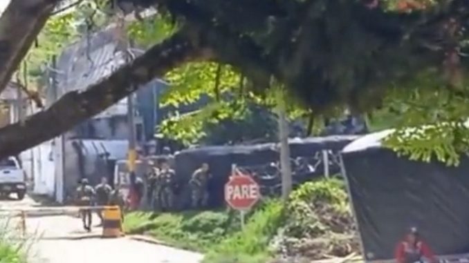 Atacaron una estación de Policía en Morales, Cauca Atacaron una estación de Policía en Morales, Cauca
