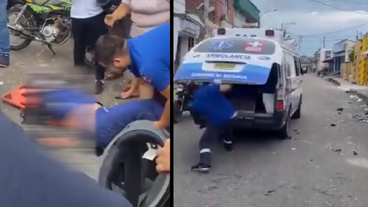 Video: ¡Qué tristeza! Mujer embarazada murió al ser atropellada por una ambulancia en Neiva