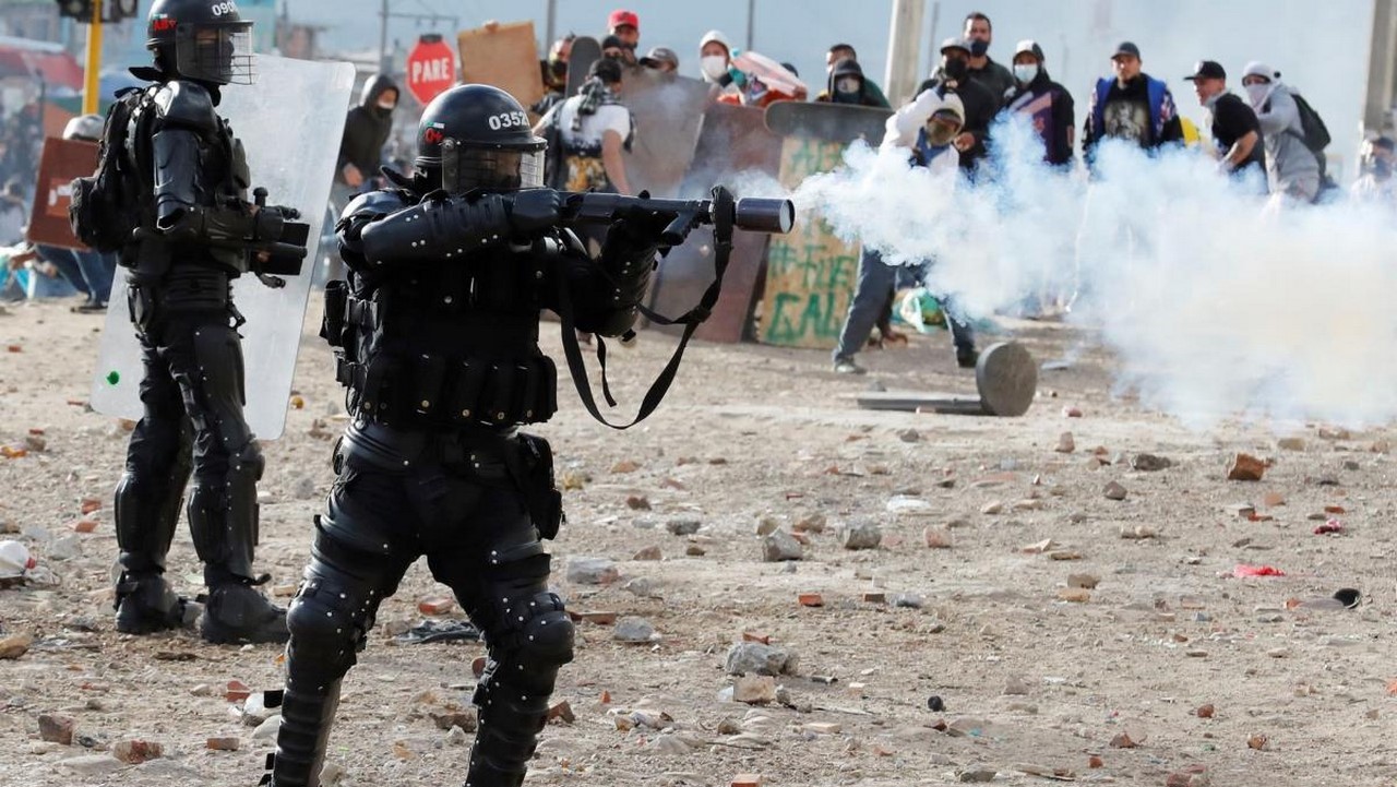 56 casos de lesiones oculares en Bogotá durante protestas