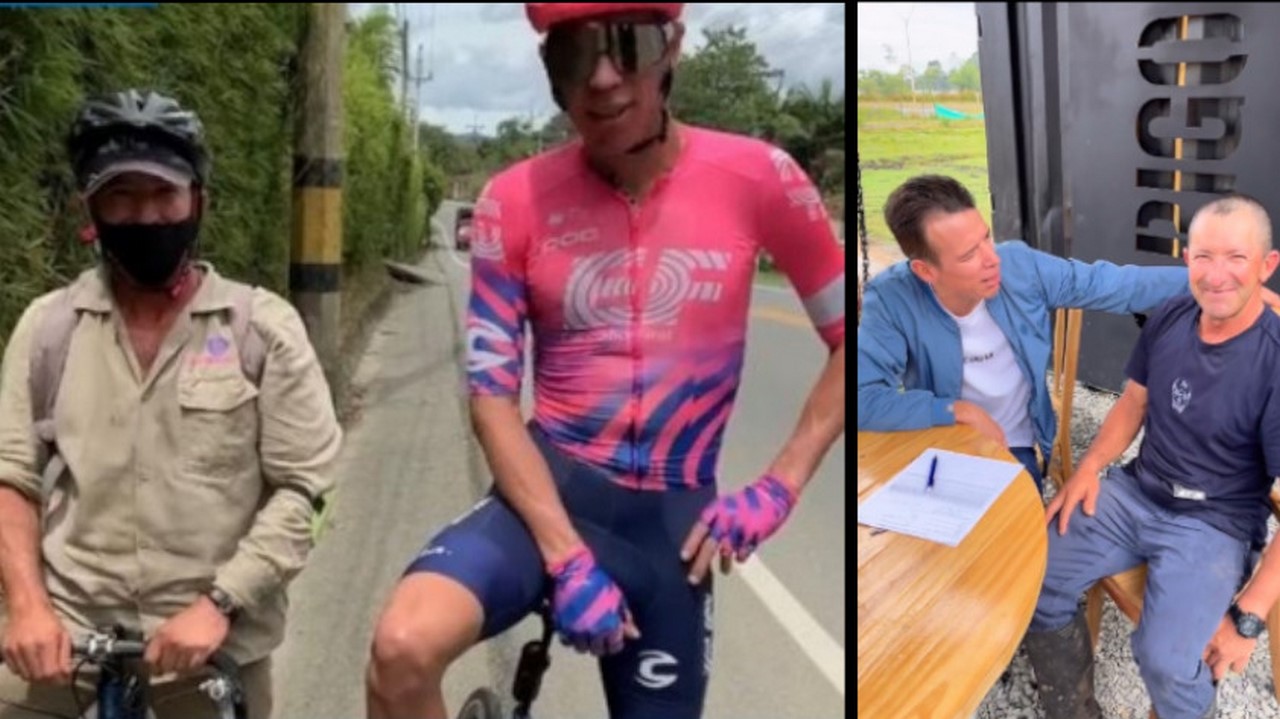 Rigoberto Urán contrató a ‘Ivancho’, le aguantó el ritmo en carretera