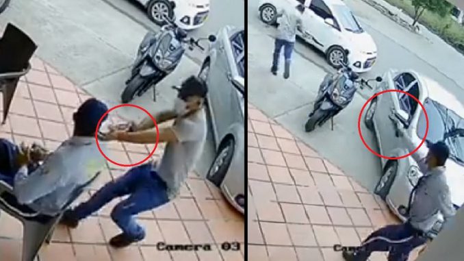 Vigilante y ladrón se dieron bala en intento de robo Vigilante y ladrón se dieron bala en intento de robo