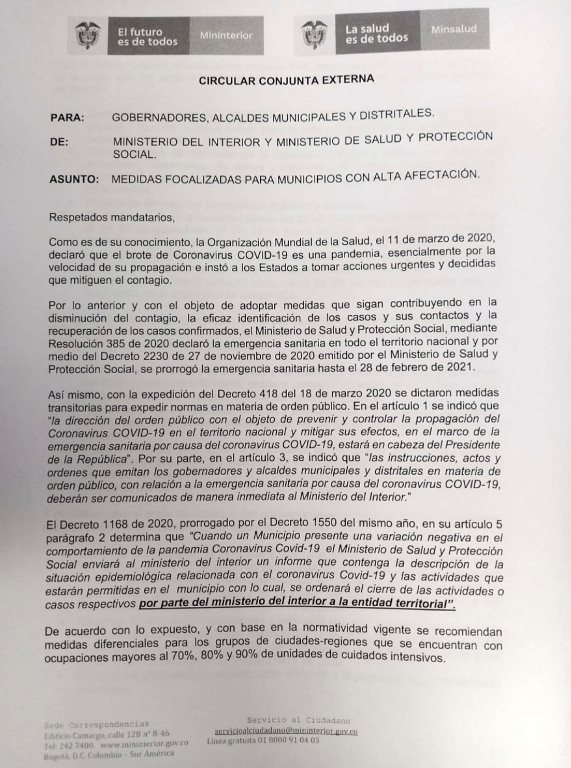 ¡OJO! Endurecen medidas restrictivas para todo el país por alza de contagios COVID 2 ErFsfaXWMAI3hSX