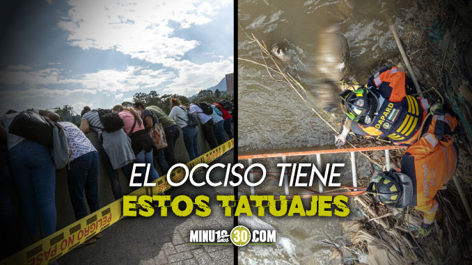 EN FOTOS Y VIDEO: Recuperaron un muerto que estaba en el río Medellín, tenía heridas de arma cortopunzante 1 recupeacion de cuerpo en el rio medellin