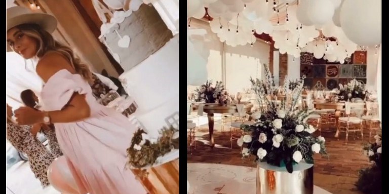 VIDEO. ¡Se llamará "Amelia"! Alejandra Buitrago mostró su lujoso baby shower 3 Alejandra Buitrago