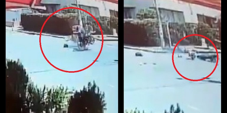 VIDEO: Impactantes imágenes de choque en Bucaramanga que dejó a un motociclista muerto 1 Choque motos en Bucaramanga