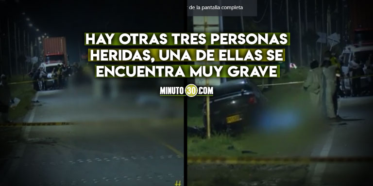 ¡Qué tragedia! Borracho en un carro embistió a varios motociclistas que atendían un accidente, mató a dos 1 motociclistas