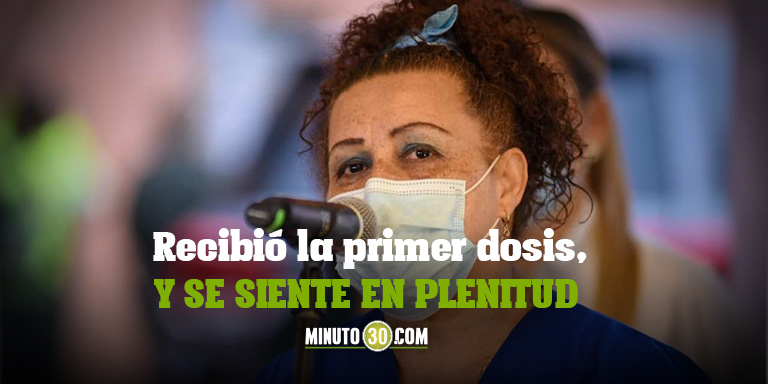 "Me vacuné por mí, por mis pacientes, por toda Medellín": lo que dijo la primer enfermera inmunizada 1 Me vacune por mi por mis pacientes por toda Medellin lo que dijo la primer enfermera inmunizada
