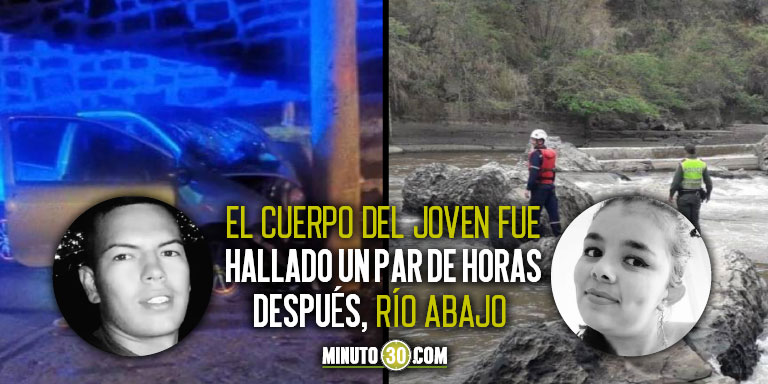 EN VIDEO: ¡Qué tragedia! Pareja se chocó y cuando el conductor vio que su novia murió, se lanzó al río 1 SAN GIL