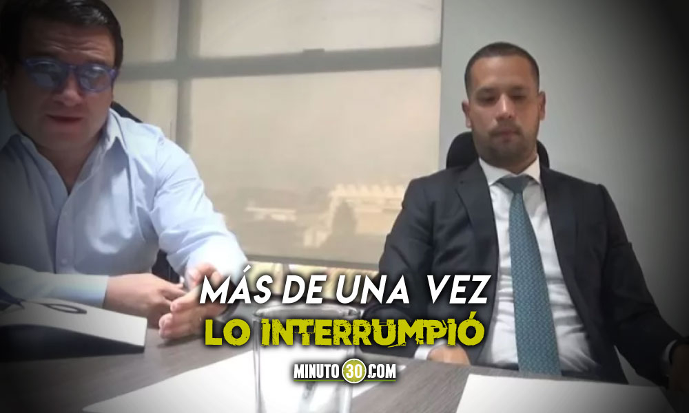 Iván Cancino, abogado de Diego Cadena, contó por qué se enojó varias veces en la declaración ante Fiscalía 1 Diego Cadena