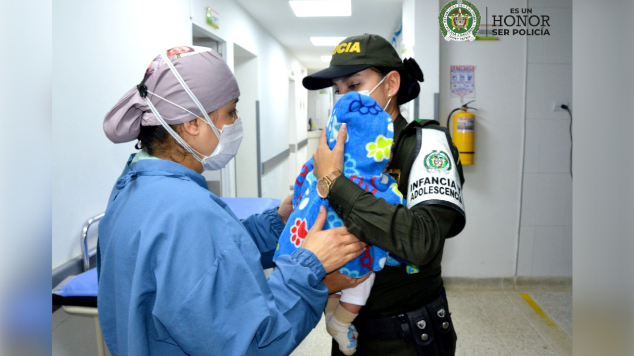 [Fotos y video] Una mala madre abandonó a un bebé en Santuario, Antioquia