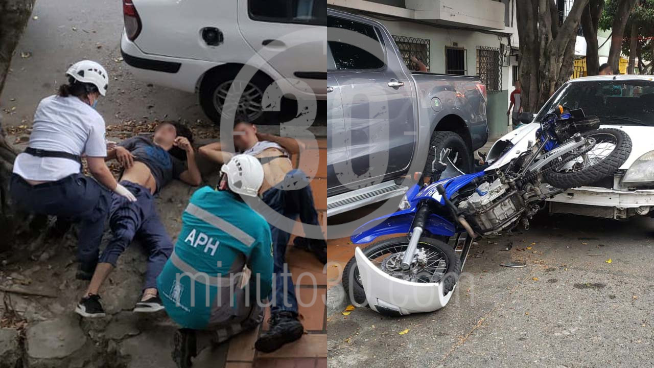 ¡Qué 'tieztazo'! Iban por Buenos Aires 'picando' una moto y casi se matan