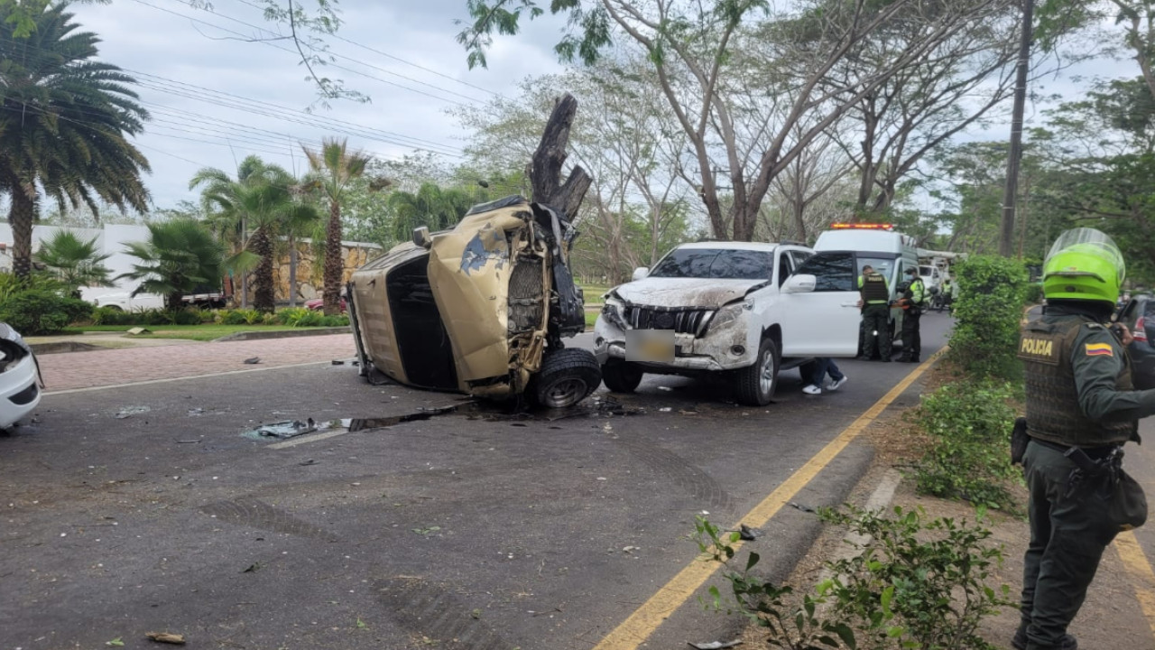 Una persona perdió la vida en este fuerte accidente de tránsito