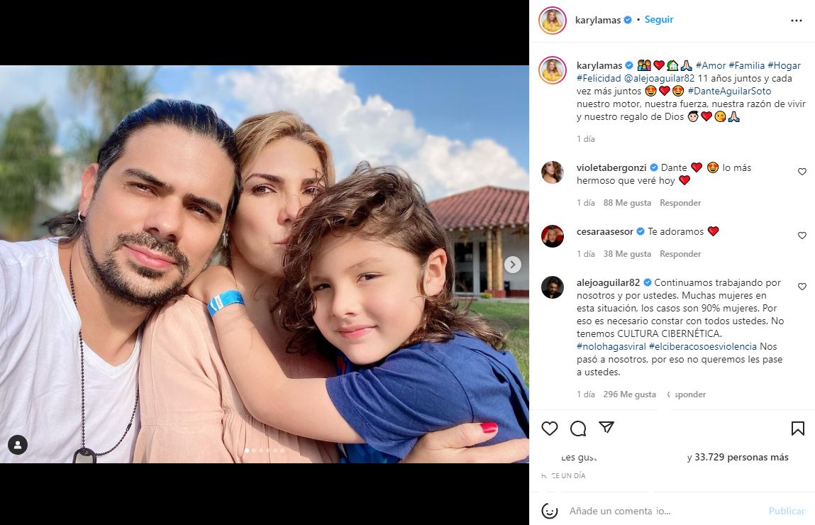 Ana Karina Soto celebró 11 años junto a Alejandro Aguilar con fotos familiares Minuto30 Ana Karina Soto celebró 11 años junto a Alejandro Aguilar con fotos familiares Minuto30