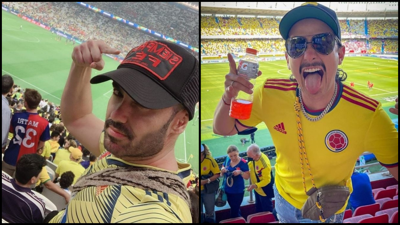 [FOTOS] Los famosos que están modo Selección Colombia en el partido contra Perú