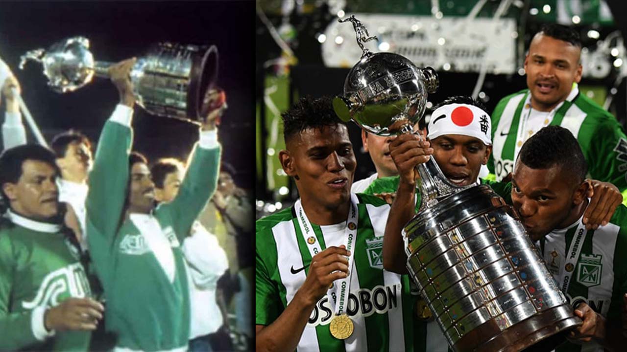 En redes, la Conmebol Libertadores recordó los títulos de Atlético Nacional en 1989 y 2016