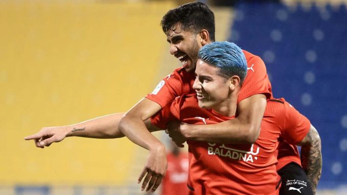 James Rodríguez fue la figura del Al-Rayyan en la goleada 3 x 0 sobre Al Wakrah James Rodríguez fue la figura del Al-Rayyan en la goleada 3 x 0 sobre Al Wakrah