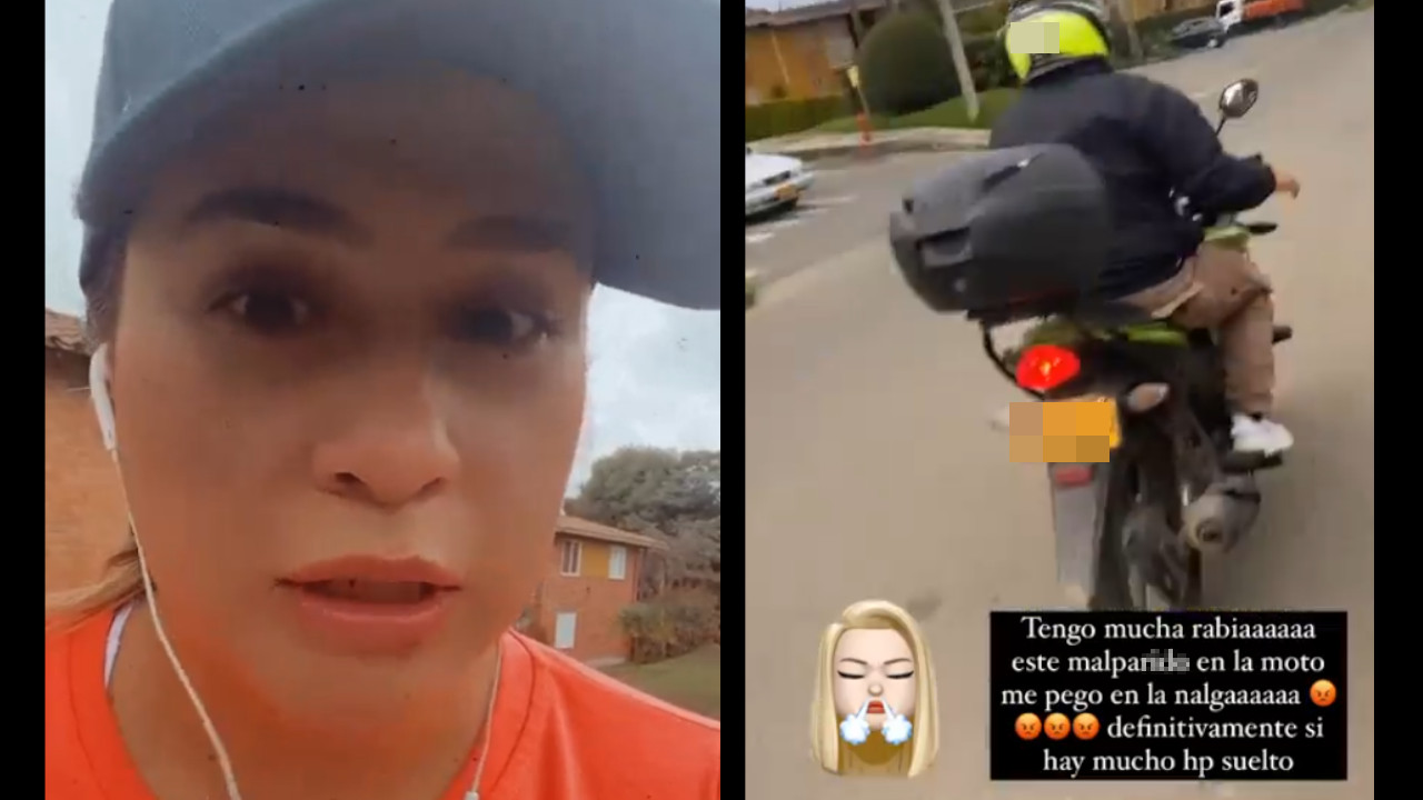 [Video] ¡Mucho loco suelto! Un tipo nalgueó a una joven que hacia deporte en La Ceja