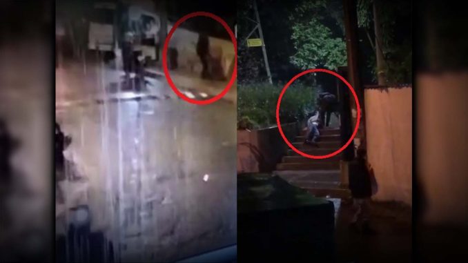 VIDEO ¡Lo pateó y arrastró! Sin mediar palabra, un policía golpeó a un joven en el Doce de Octubre Doce de Octubre-abuso policial