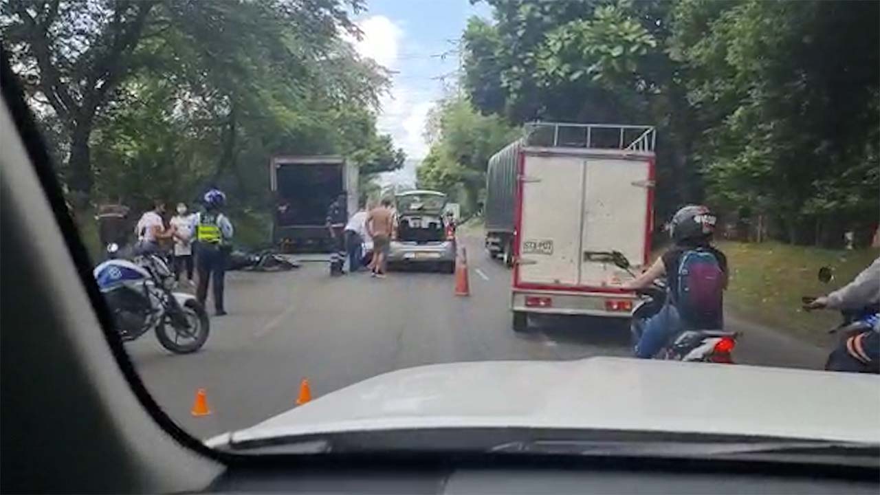 Trancón choque Regional