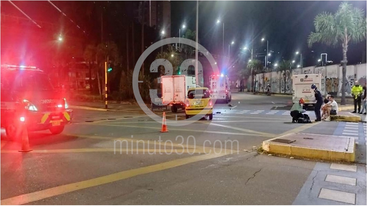 EN FOTOS: Por robarlo, asesinaron a un taxista de más de 15 puñaladas en Envigado 5 accidente1