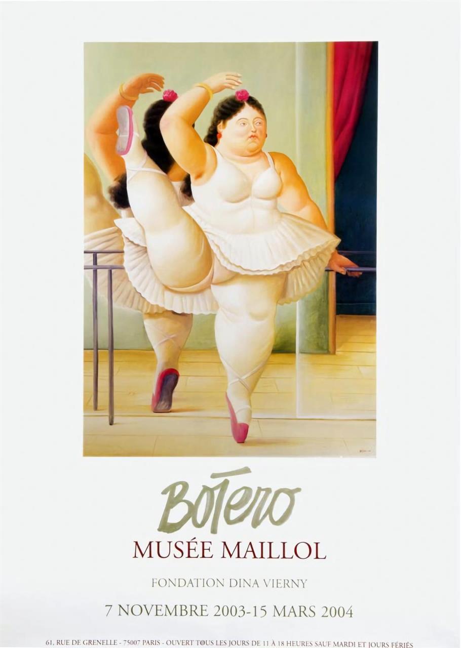 FOTOS: El mundo en "evolución" de Botero desembarca en Miami con raros carteles 2 botero1
