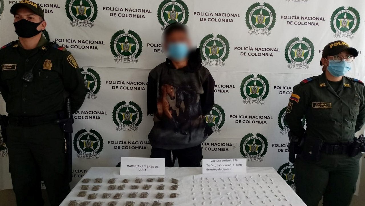 Lo cogieron en Concordia con marihuana y base de coca