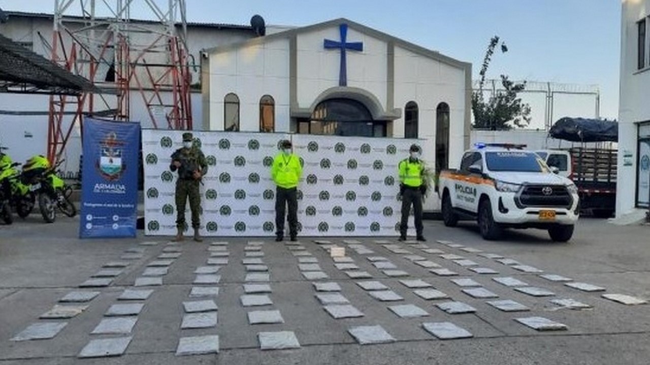 Incautaron más de 50 kilogramos de estupefacientes en Sucre