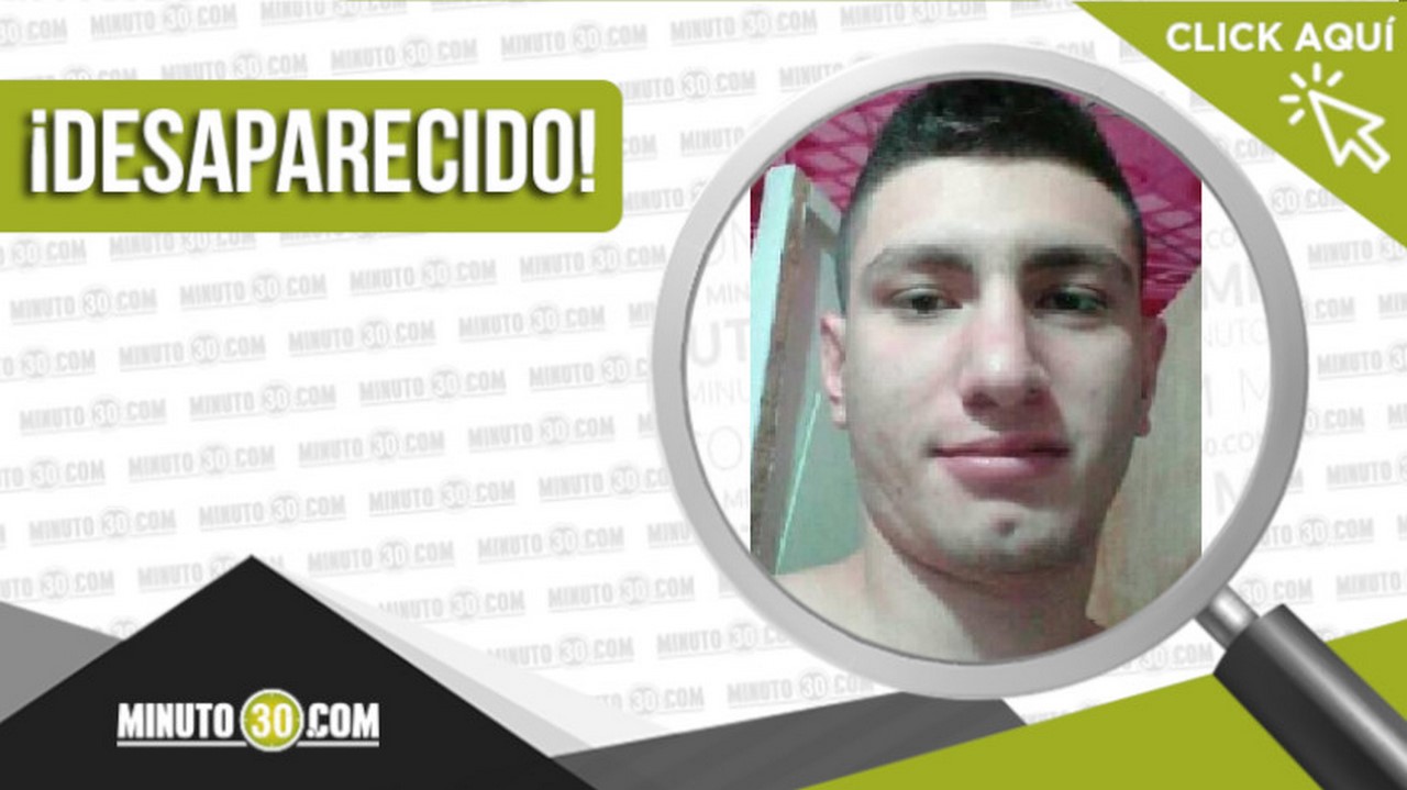 Kevin Andrés Alarcón Correa desaparecido