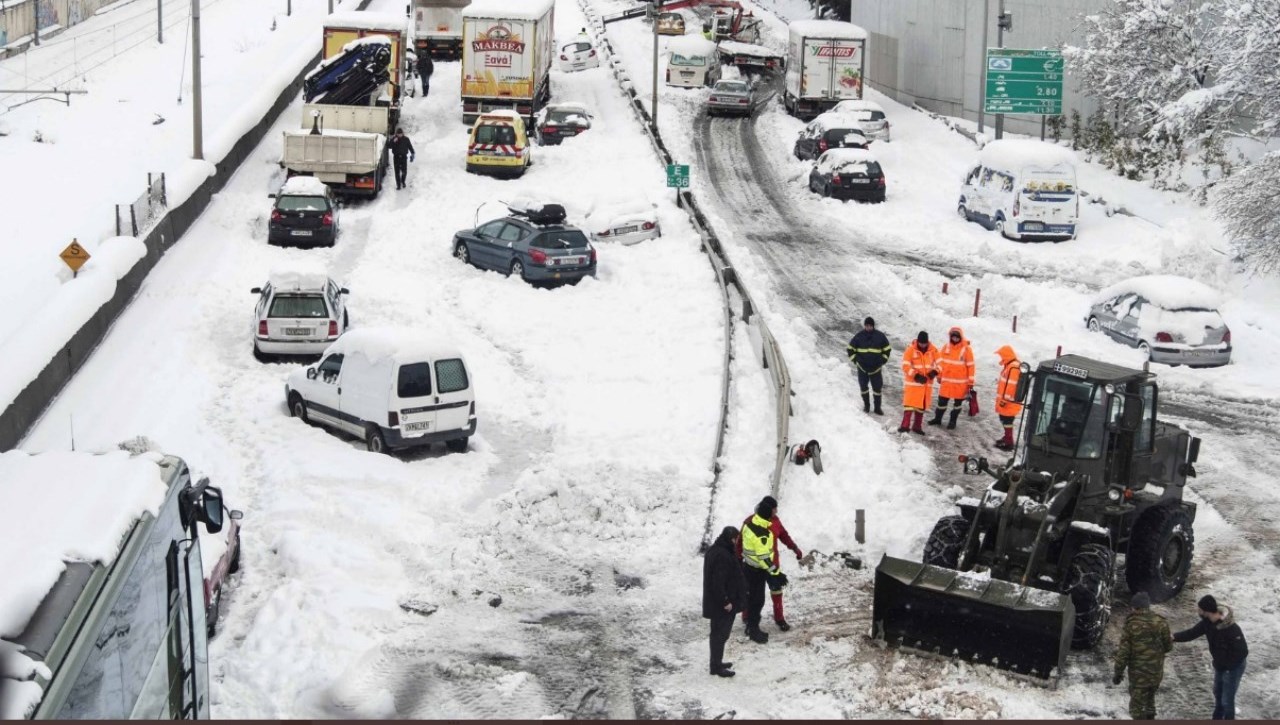 elpis frio extremo y nieve grecia 2022