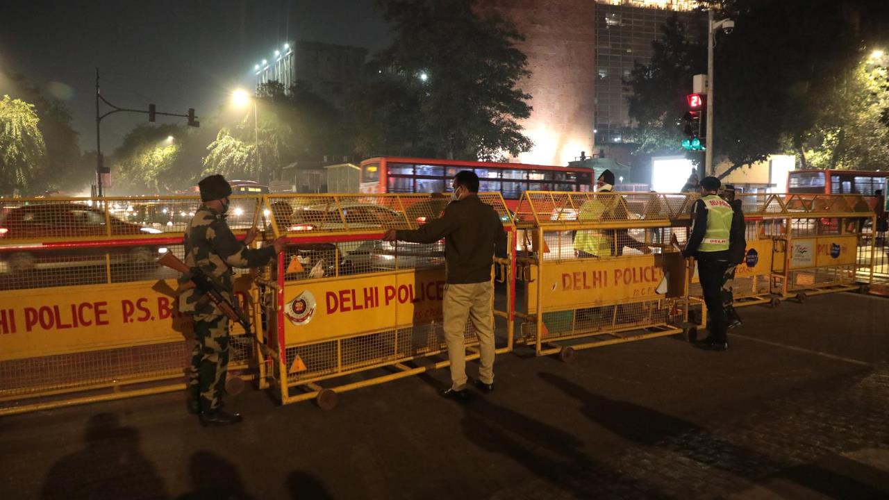 estampida nueva delhi india